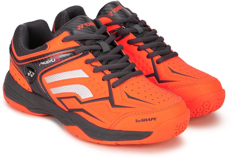 Akayu S Badminton Shoes For Men  (Orange)
