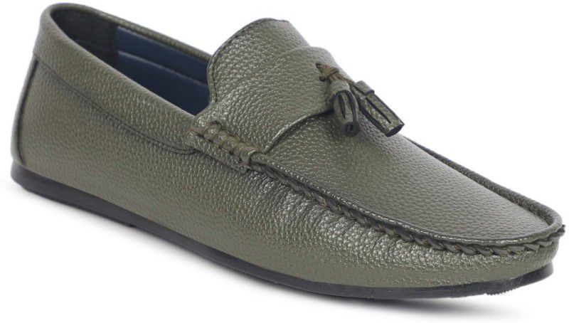 Forest Slip-on Stylish,Durable Men's Loafers Shoes Loafers For Men  (Olive)