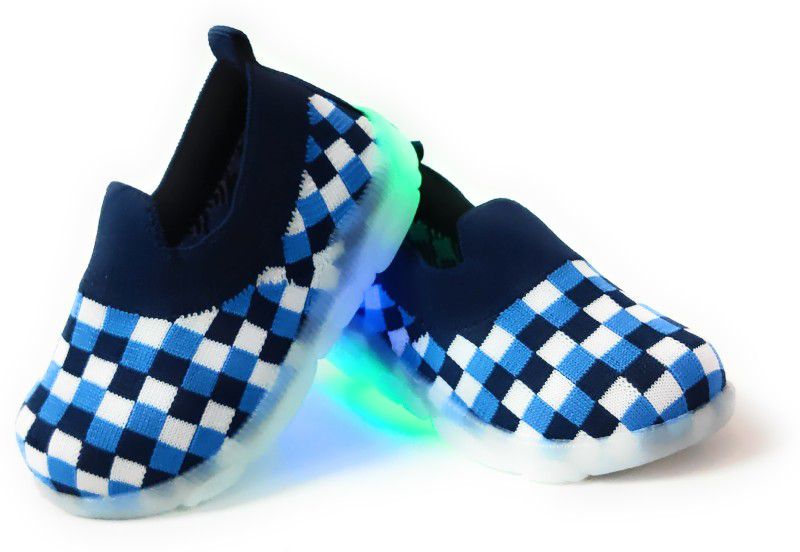 Slip on Sneakers For Boys & Girls  (Light Blue)