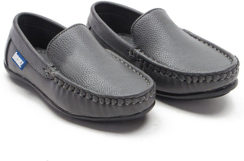 Slip on Loafers For Boys  (Grey)