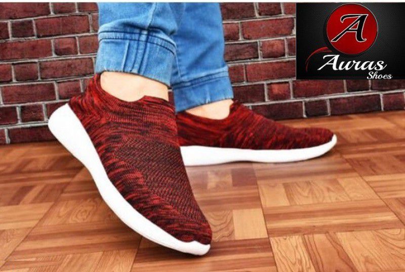 Auras Shoes-Running shoes for boys | sports shoes for men (Maroon) Casuals For Men  (Maroon)