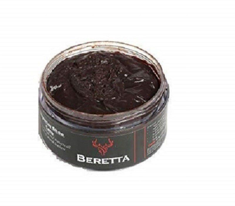 Beretta High Shine Leather Shoe Cream All Colors-60 gms(Dark Brown) Pack Of 2 Leather Shoe Cream  (Brown)