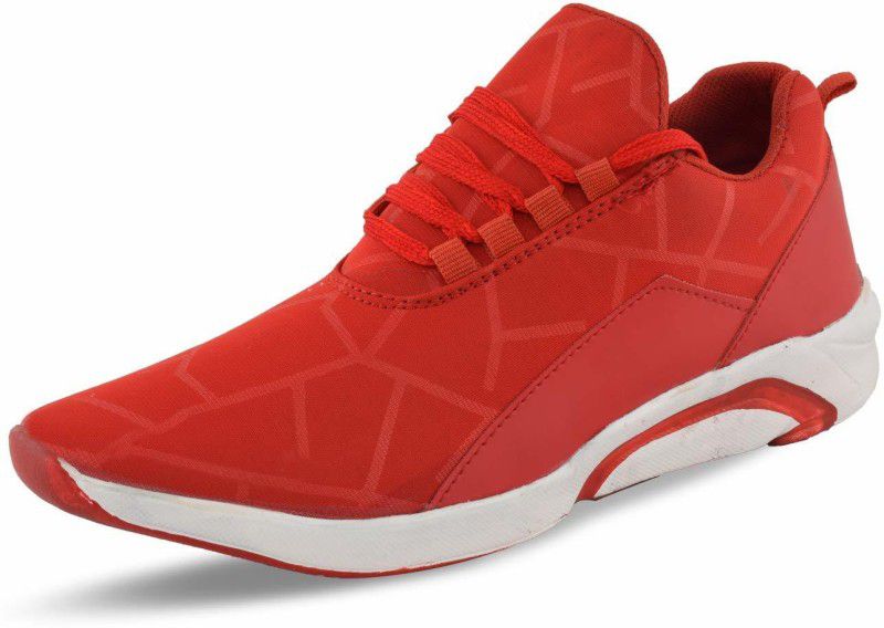 Men Comfortable Sport Shoes Running Shoes For Men  (Red)