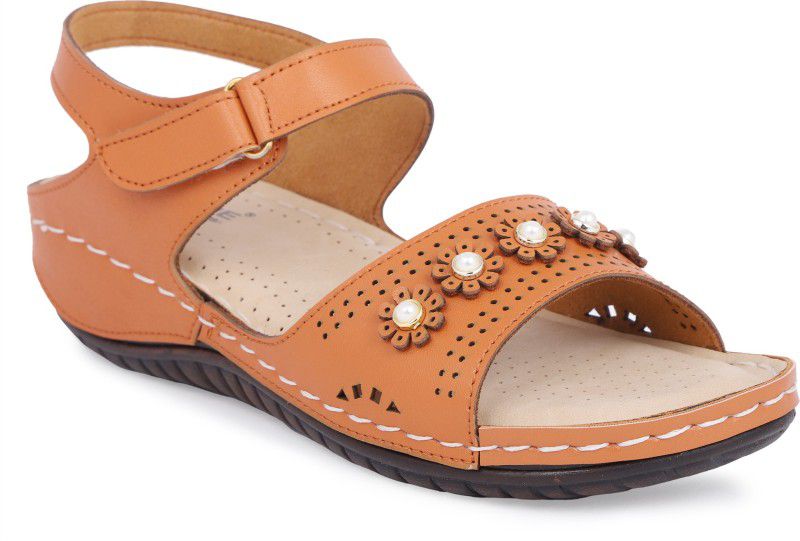 Women Tan, Brown Casual Sandal