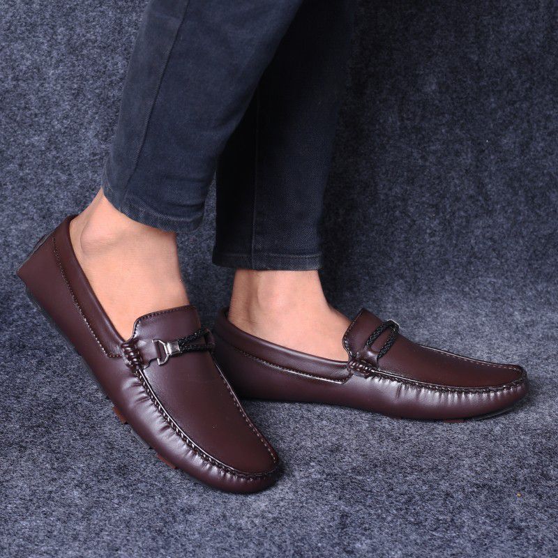 Casual Loafer Shoes For Men Loafers For Men Casuals For Men  (Brown)