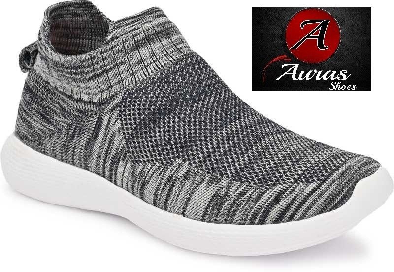 Auras Running Shoes, Walking Shoes, Socks Shoes For Boys & Men Casuals For Men  (Grey)