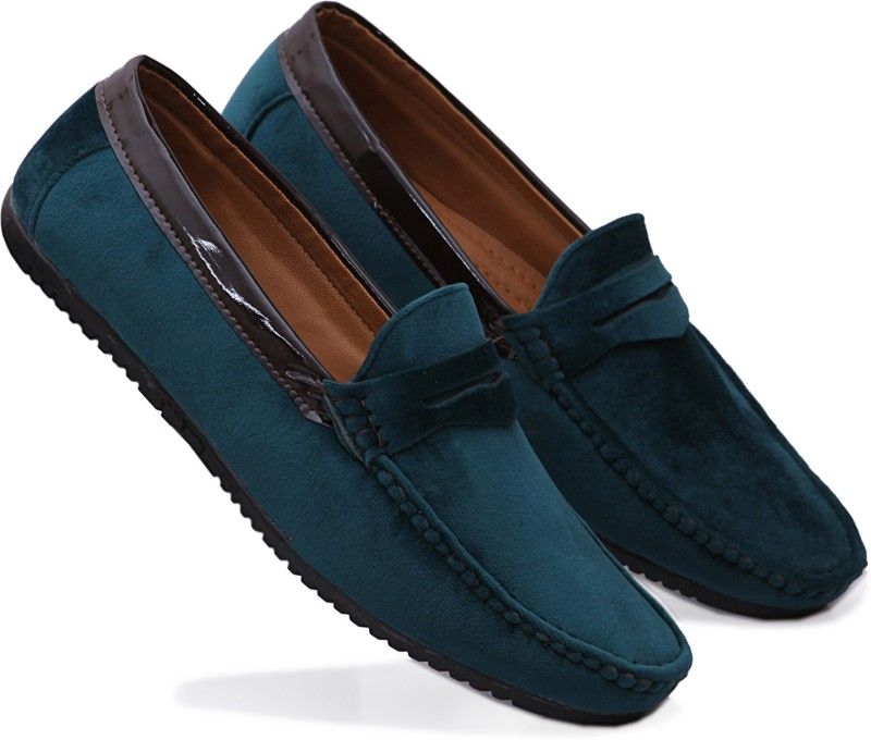 Loafers For Men Loafers For Men  (Green)