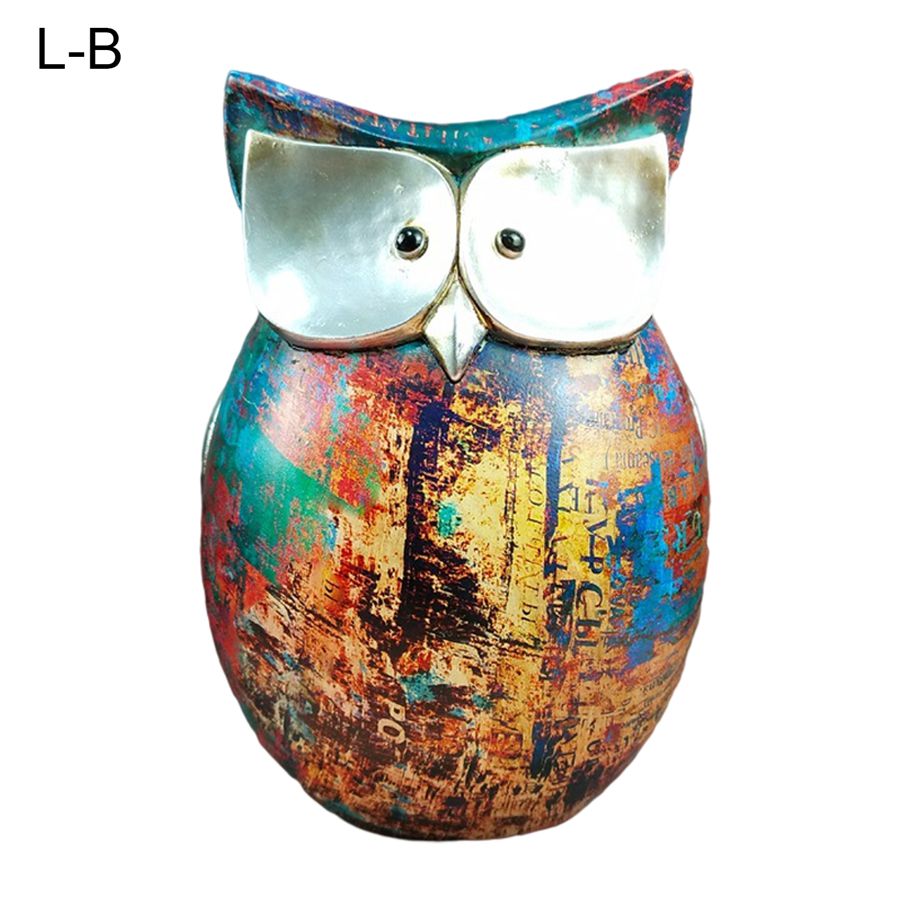 Owl Statue Eco-friendly Decorative Vivid Owl Statue DIY Craft Gifts