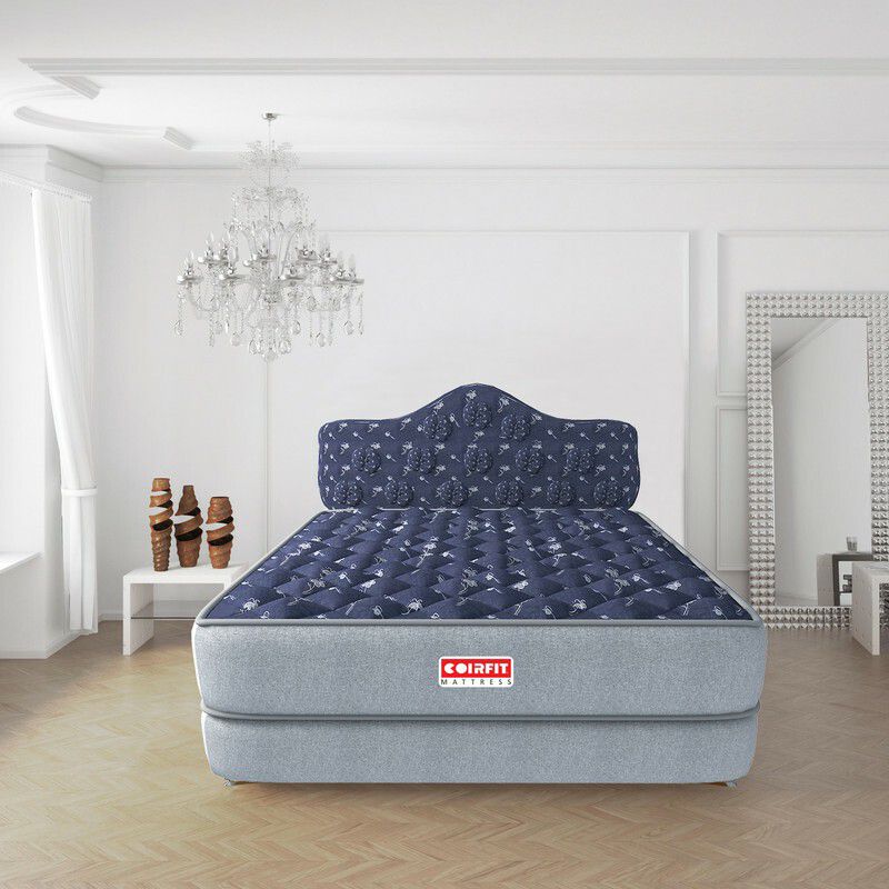 COIRFIT FANTASIA Normal Top 8 inch King Bonnell Spring Mattress  (L x W: 75 inch x 72 inch)