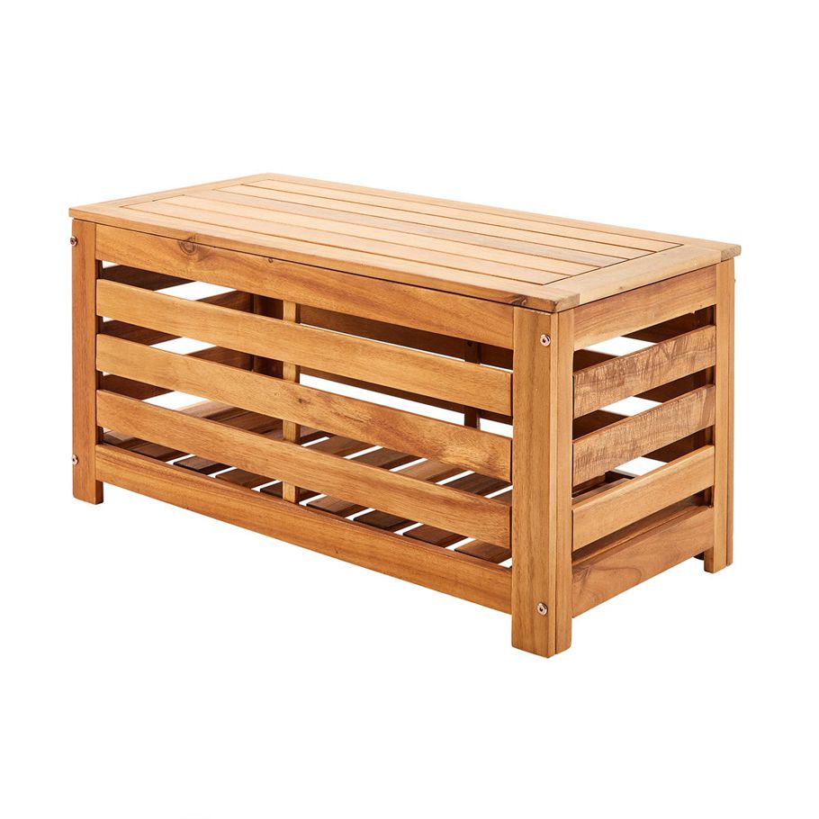 Timber Storage Bench