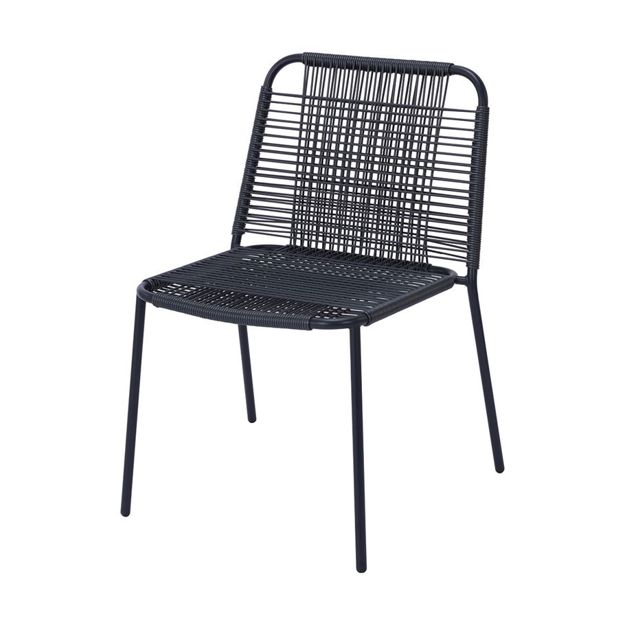 NYC Woven Chair - Charcoal