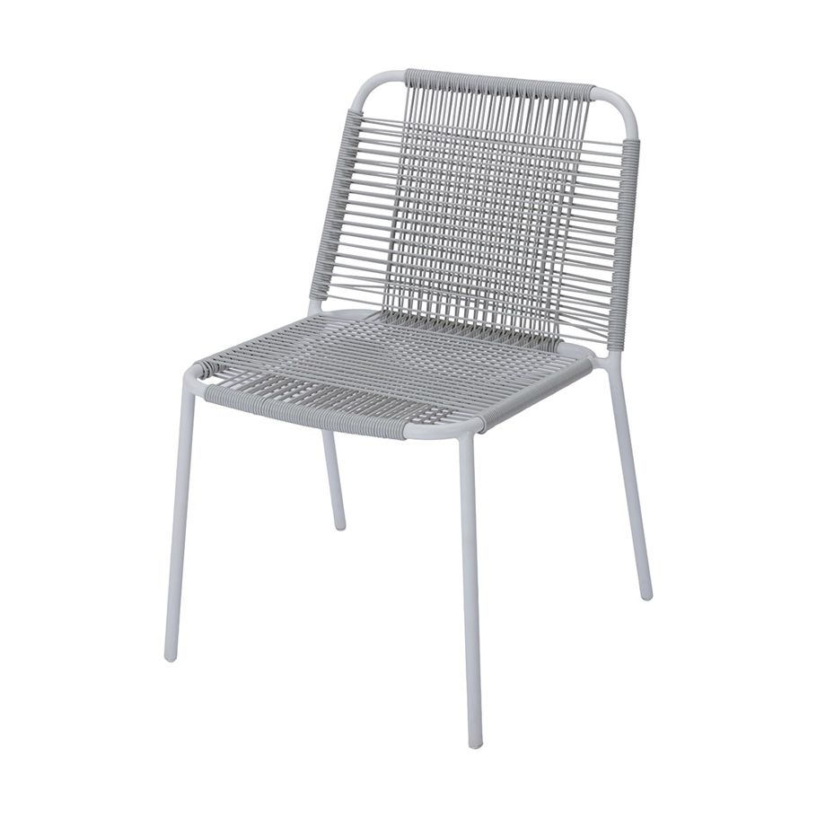 NYC Woven Chair - Grey/White