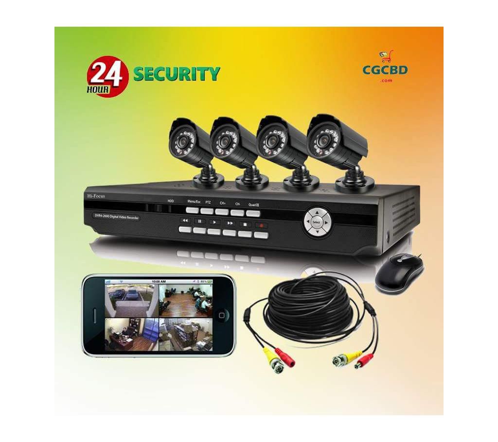 4 Cameras CCTV package