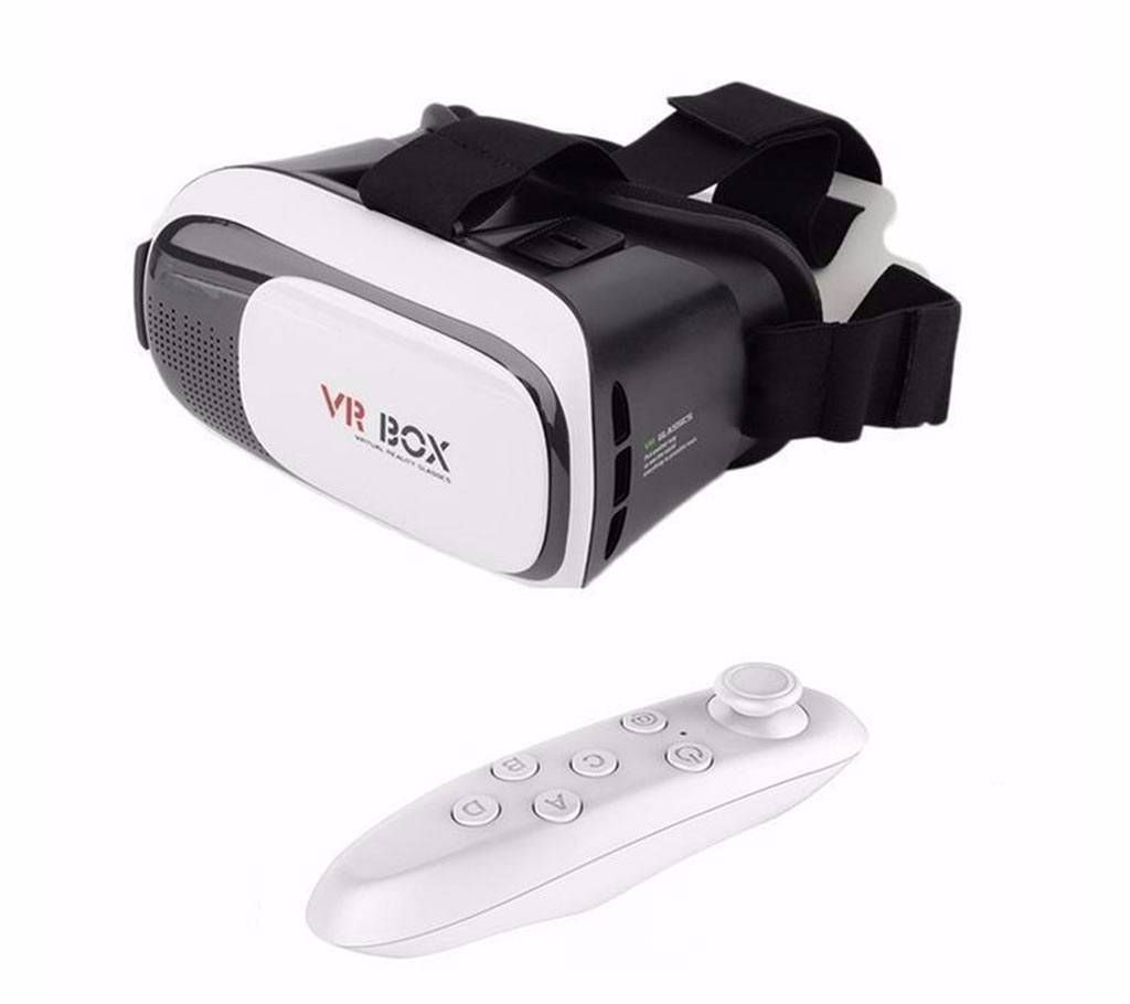 VR Box 2.0 Virtual 3D Glass with Remote