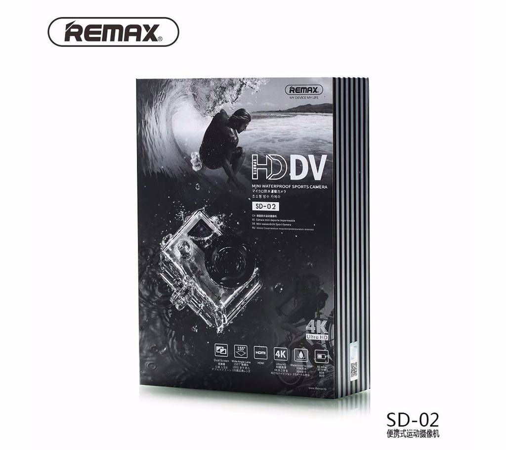 Remax SD-02 Ultra HD 4K Action Camera