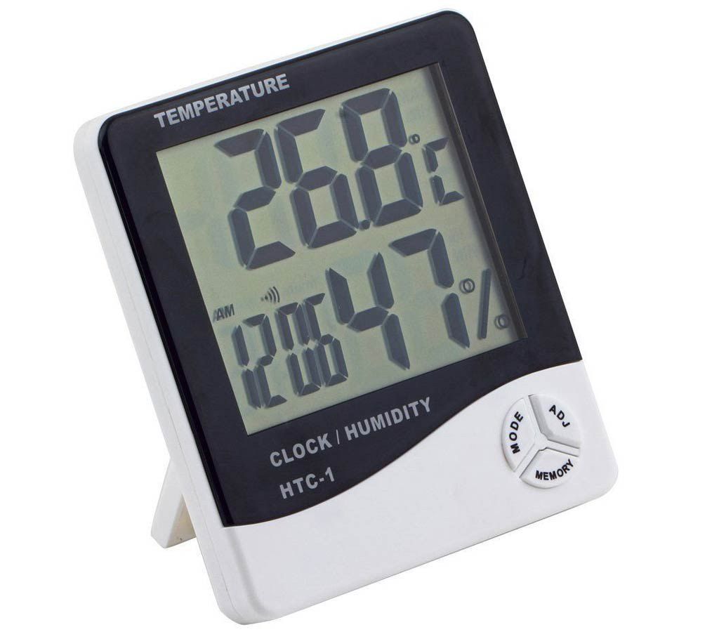 LCD Digital Alarm Clock Thermometer