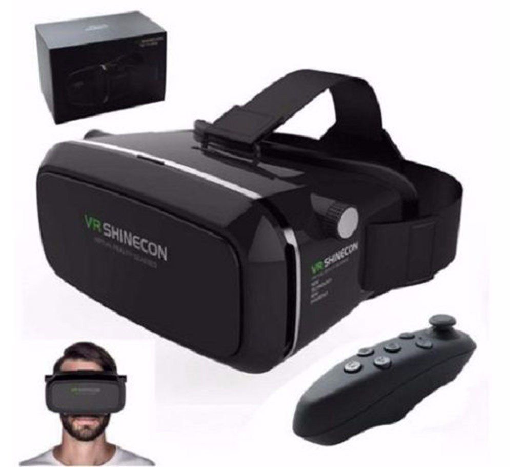VR SHINECON 3D glass with remote 