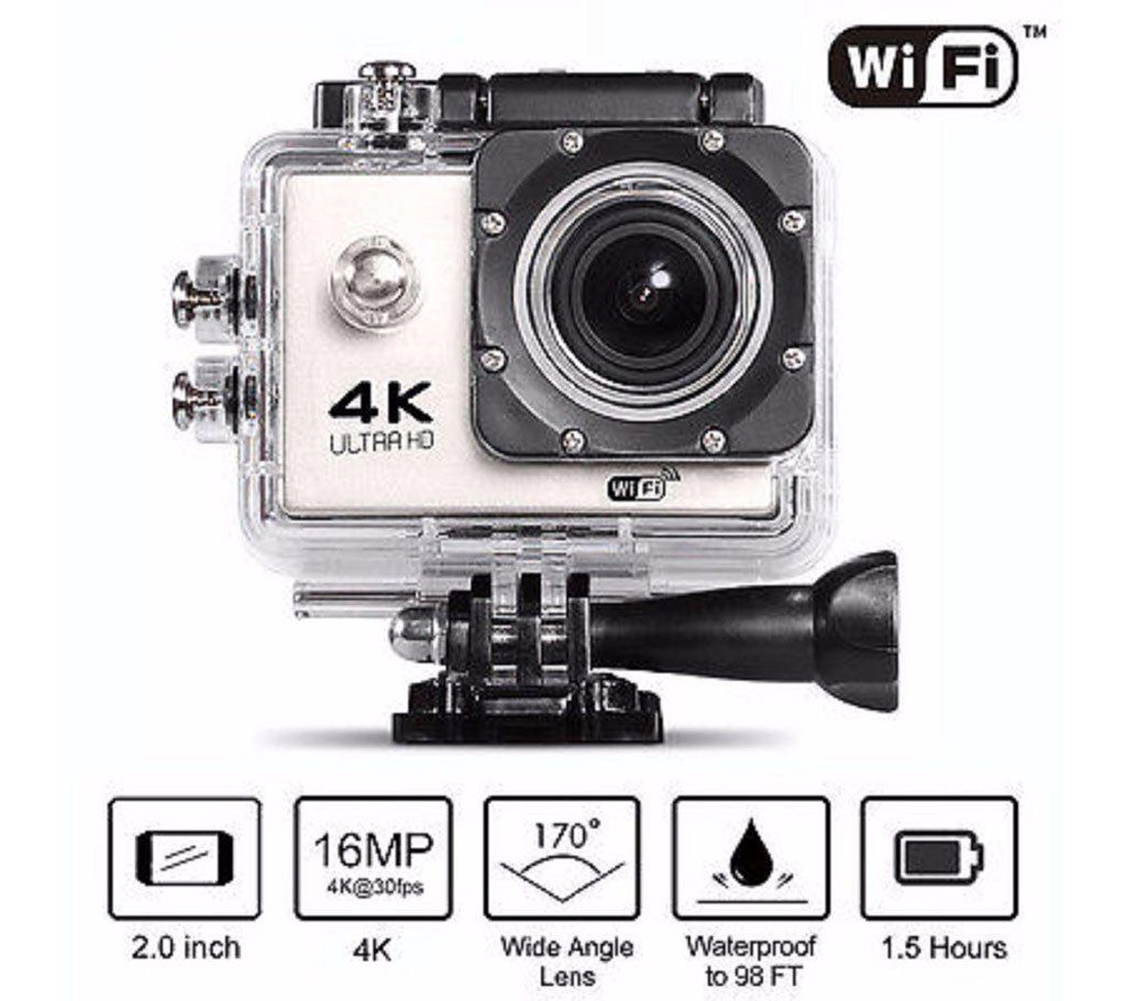 Full HD 4k WiFi Action Waterproof Camera