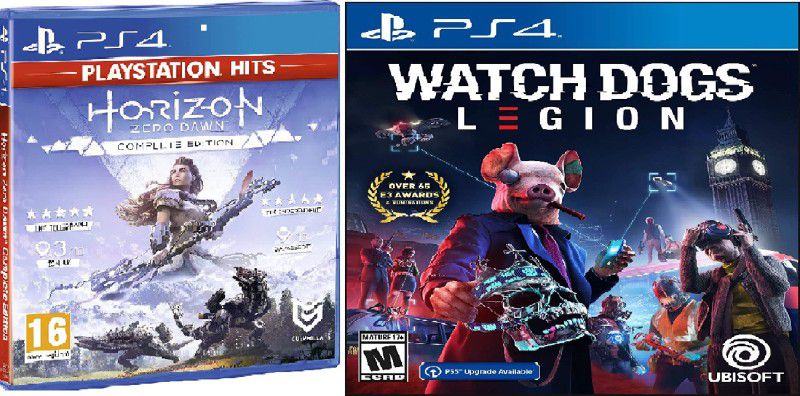 Horizon: Zero Dawn Complete& Watch Dogs Legion PS4 (2017)  (ACTION, for PS4)