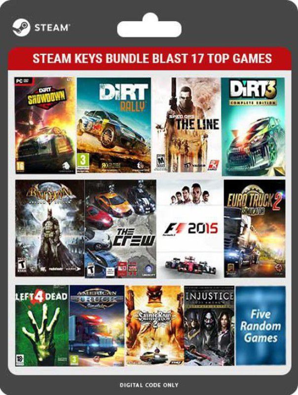 Gamers Steam Bundle ( 17 game one pack ) Special Edition  (Code in the Box - for PC)