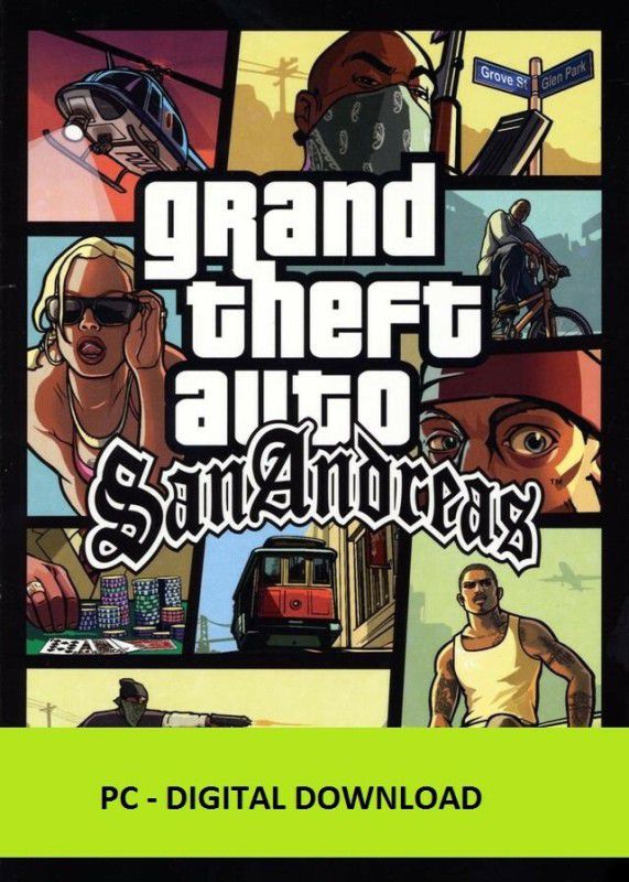 Grand Theft Auto San Andreas  (Code in the Box - for PC)