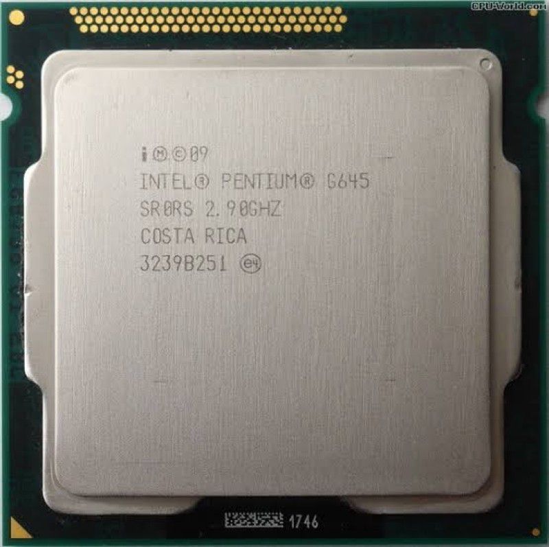 Dtech 2.9 GHz LGA 1155 G645 Processor  (Silver)