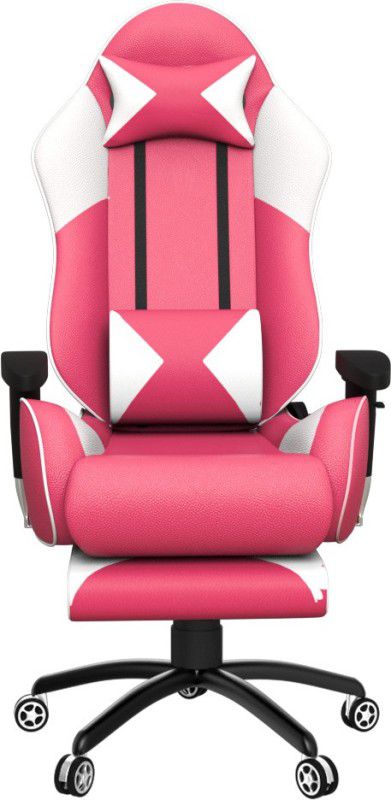 REKART Multi-Functional Ergonomic Chair PU-Leather Red Black - RGCF2 RGC3 Gaming Chair  (White, Red)