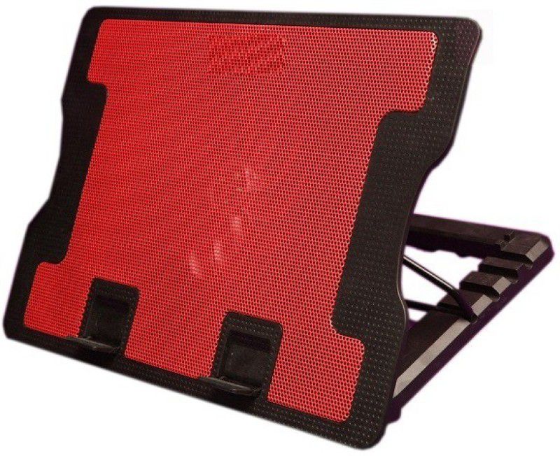 quantam QHM 350 1 Fan Cooling Pad  (Red)