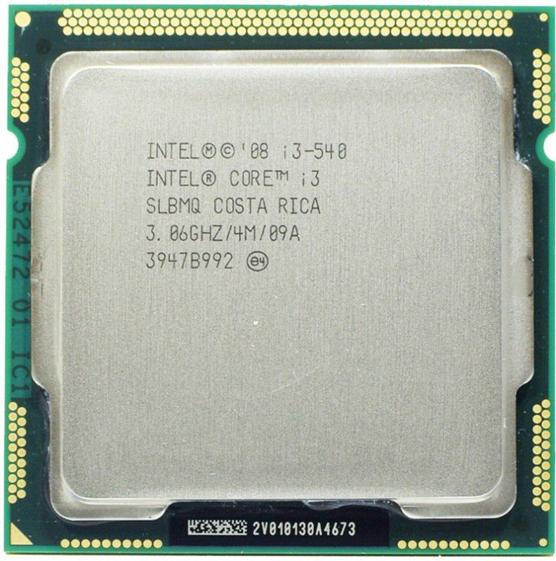 Intel 540 core I3 1st 3 GHz LGA 1156 Socket 4 Cores Desktop Processor  (Silver)