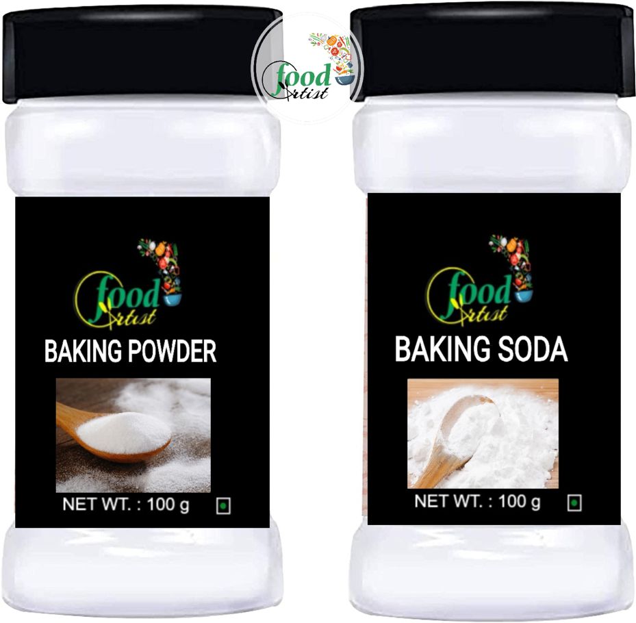 Baking Powder and Baking Soda Combo-200g - each100g
