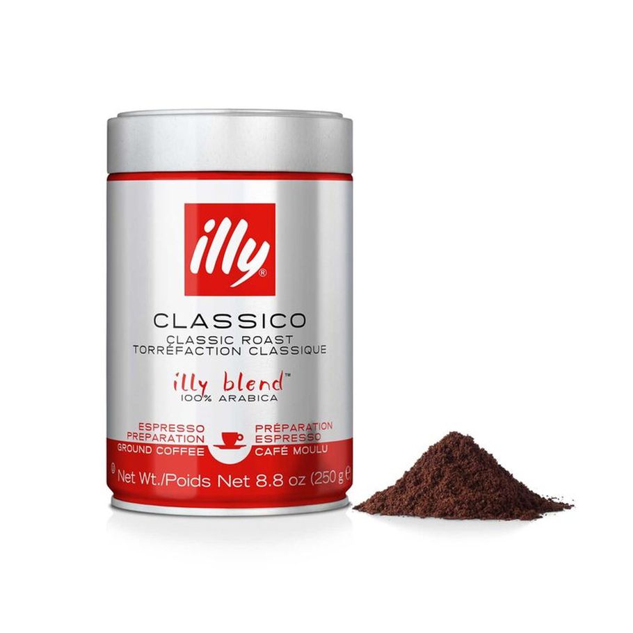 illy Espresso Classico Ground Coffee - 250gm