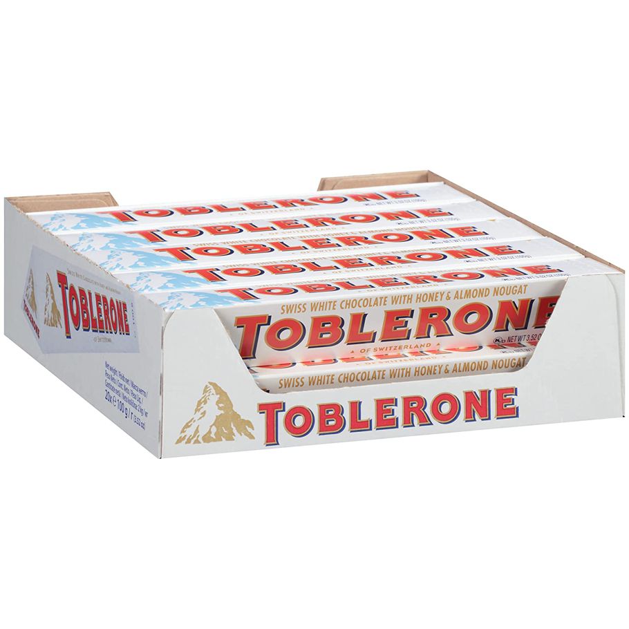 Toblerone Milk Chocolate 100gm Full Box - 20ps