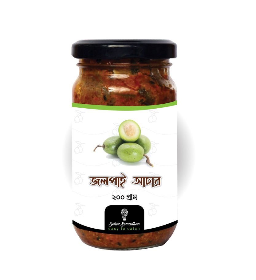Jolpai Pickle  200 gm | Home made (Plastic Jar)
