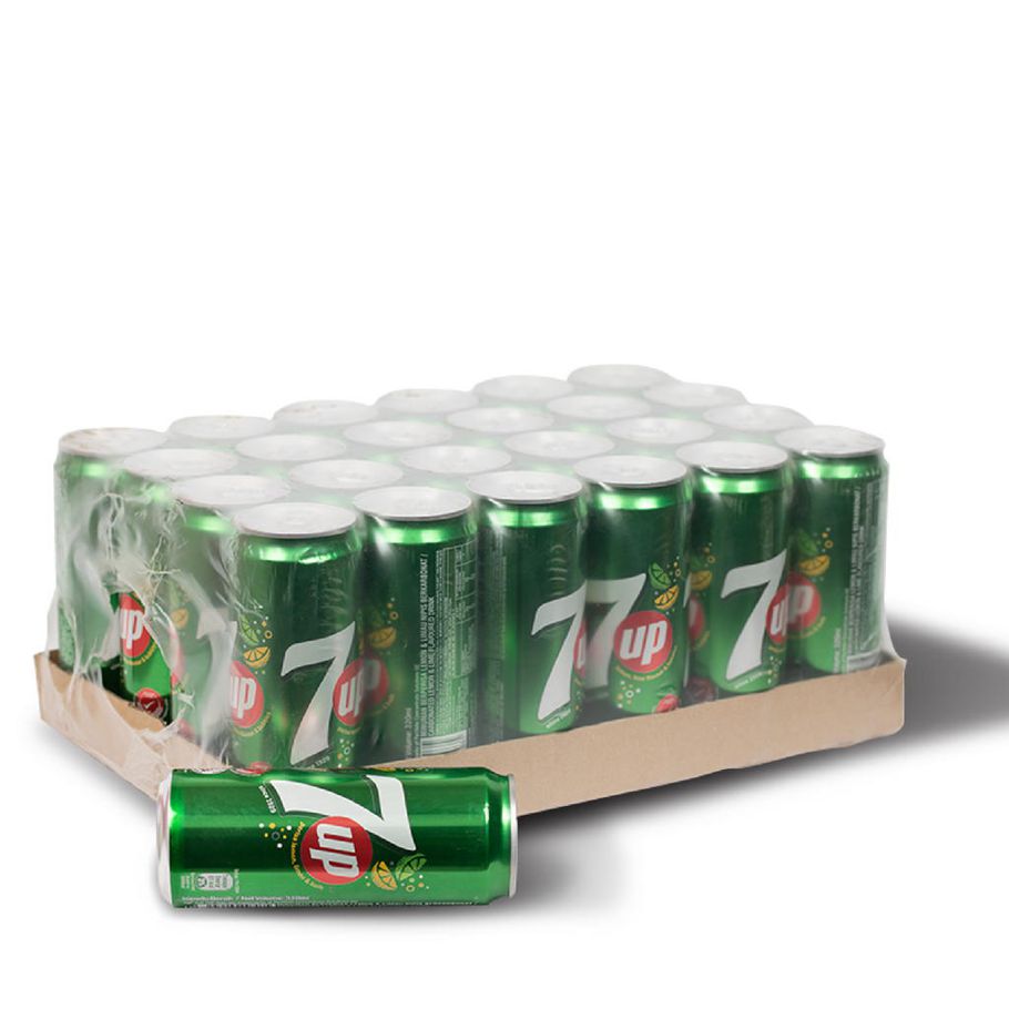 7up Can Soft drinks 24 pieces - Full Case 330ml