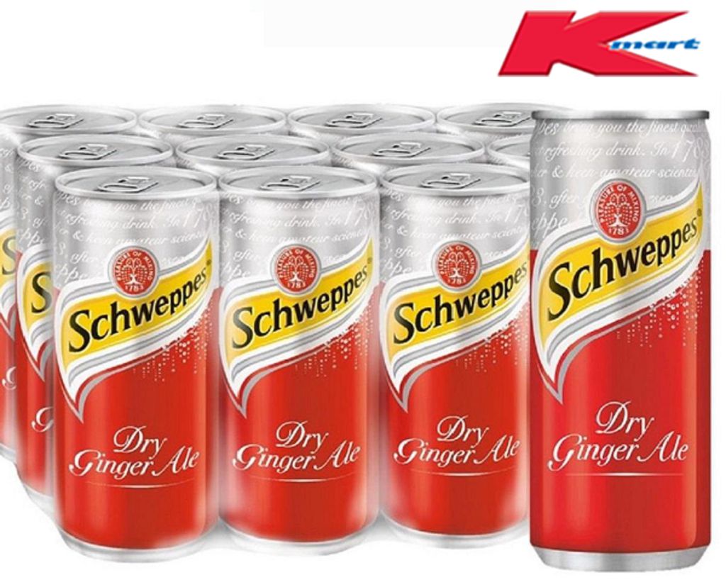 Schweppes Dry Ginger Ale Can 24 X 330ML