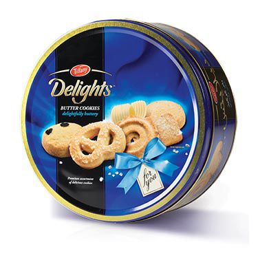 Tiffany Delights Butter Cookies Tin - 405gm