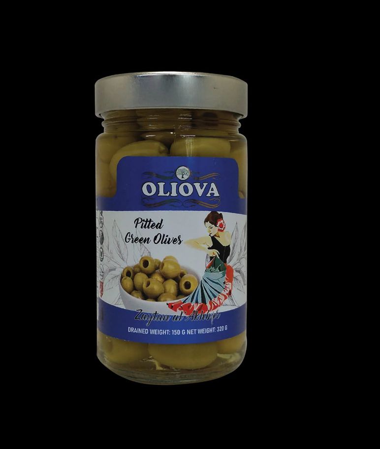 Oliova Pitted Green Olives 150gm/320gm