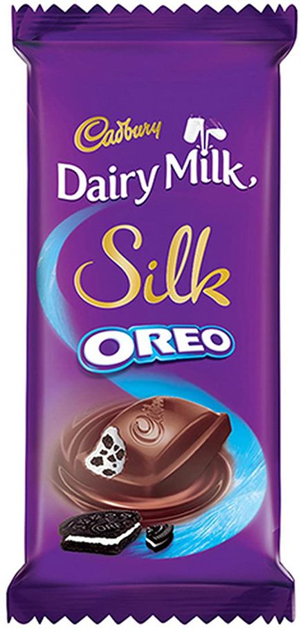 Cadbury Dairy Milk Silk Oreo Chocolate Bar, 60g