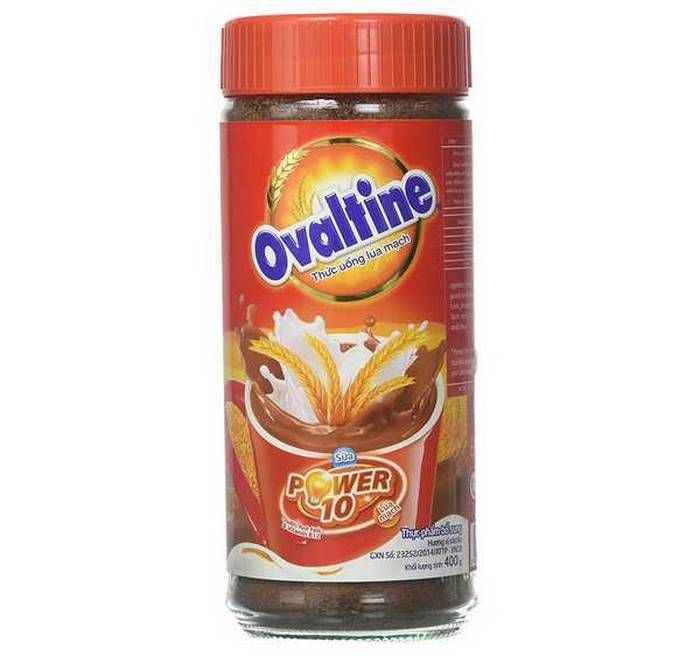 Ovaltine Power 10 Chocolate Drink 400gm Jar ( Thailand)
