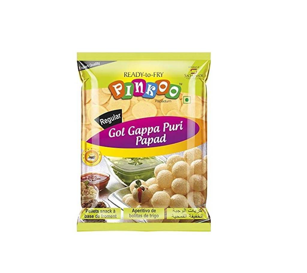 Pinkoo Oval Papad Pani Puri or Fuska