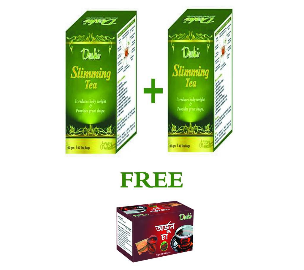 Slimming Tea (2 Combo Packs) Arjun Tea Free BD