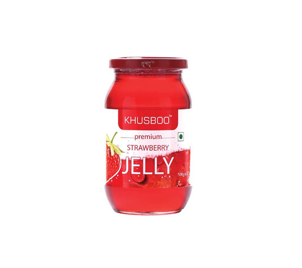 KHUSBOO Premium Strawberry Jelly - 500 gm
