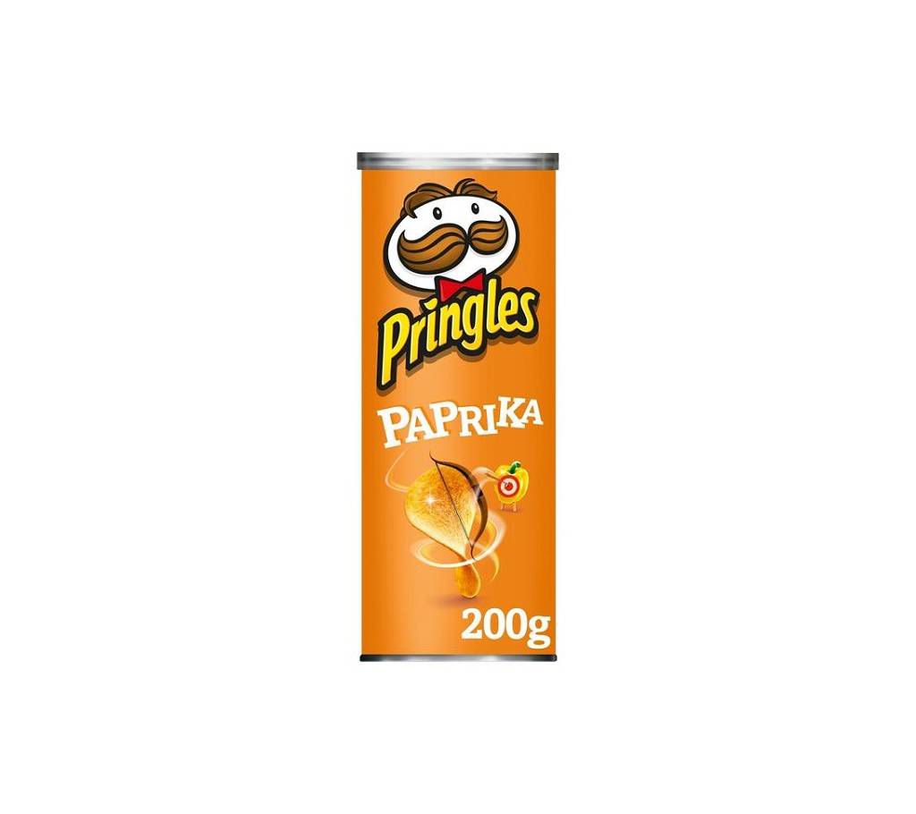 Pringles Chips Paprika - 200gm - Belgium