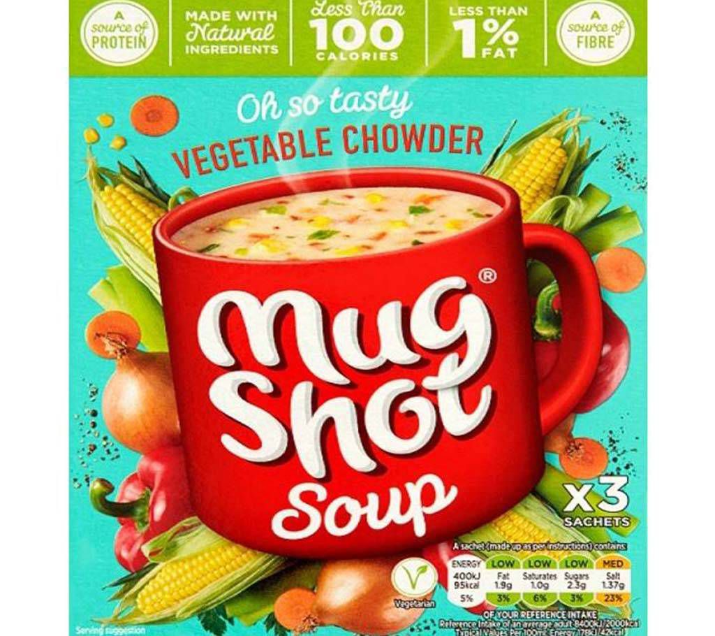 Mug Shot Vegetable Chowder Soup UK