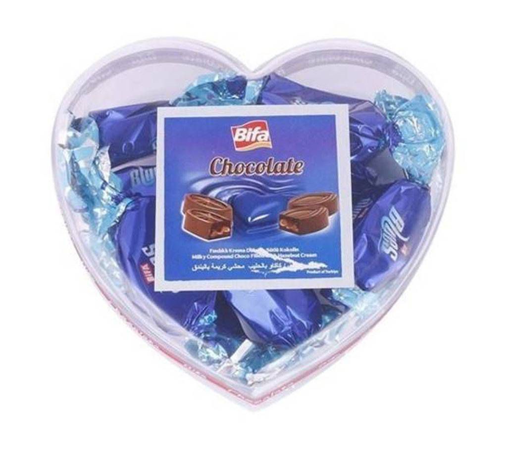 Bifa Heart Shaped Box Chocolate - 250gm