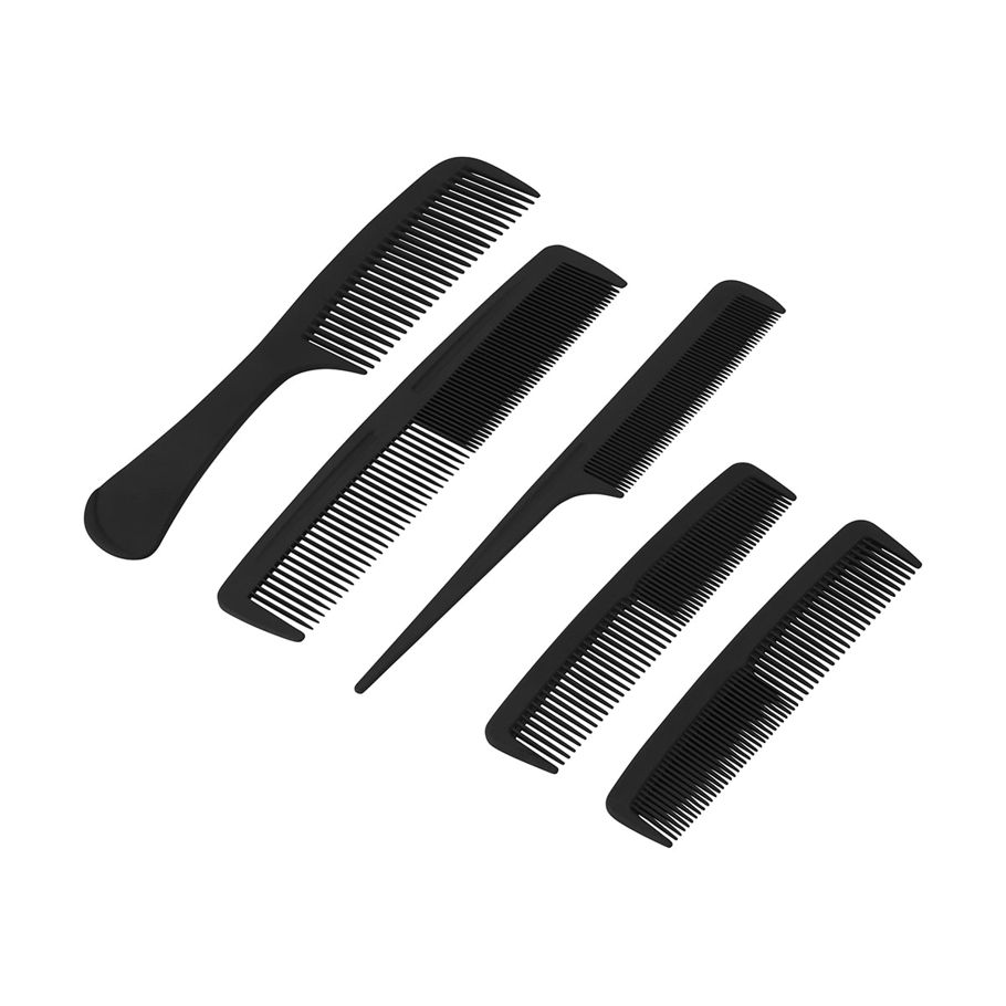 5 Pack Assorted Hair Combs
