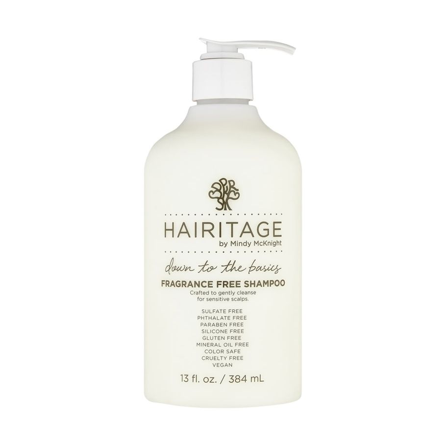 Hairitage by Mindy McKnight Down to the Basics Fragrance Free Shampoo 384ml - Chamomile, Sunflower Seed Oil and Vitamin E