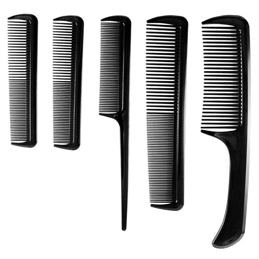 5 Piece Assorted Combs