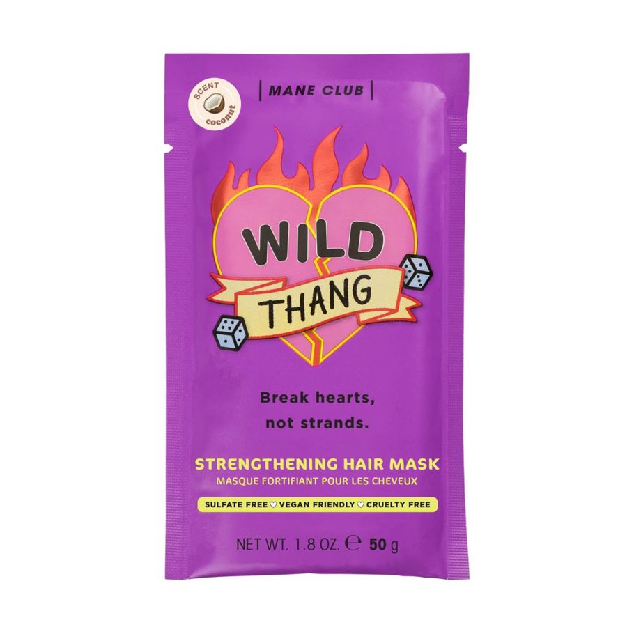 Mane Club Wild Thang Strengthening Hair Mask 50g - Coconut Scent