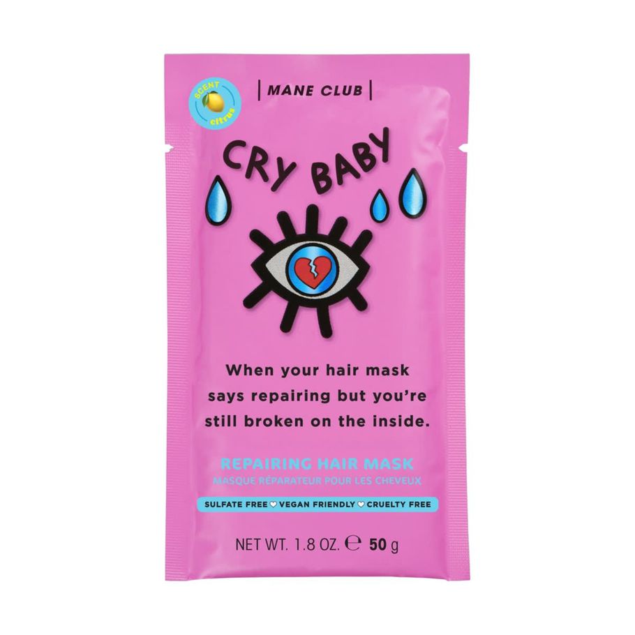 Mane Club Cry Baby Repairing Hair Mask 50g - Citrus Scent